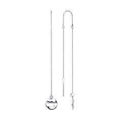 Серьги из серебра Golden Eagle 87020086, бриллиант