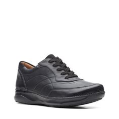 Кроссовки женские Clarks Appley Tie черные 41.5 EU