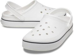 Сабо унисекс Crocs Off Court Clog белые M7 US; W9 US