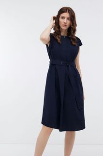 Платье женское Baon B4524108 голубое 2XL