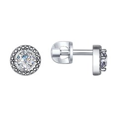 Серьги из серебра Golden Eagle 94021035, фианит