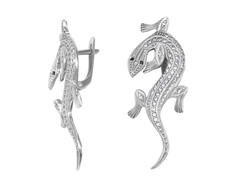 Серьги из серебра Golden Eagle 2100173-00215, фианит