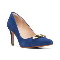 Туфли женские Clarks 26169095 синие 41 EU