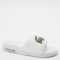 Шлепанцы женские Lacoste 743CFA1001 белые 38 EU