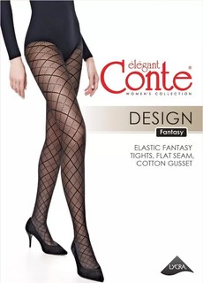 Колготки женские Conte 89868-10 черные 2