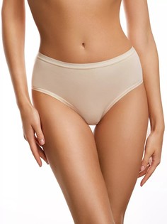 Трусы женские Sisi 34549-10 бежевые 4XL