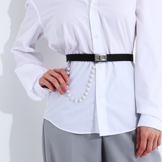 Ремень женский NoBrand черный, 96х2,4 см