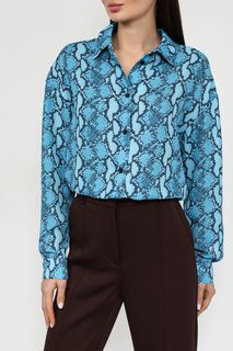 Блуза женская Belucci BL24043590CD голубая M
