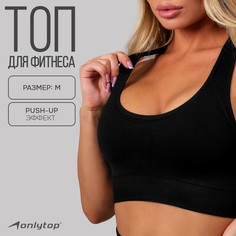 Топ женский Onlytop 9624846 черный M