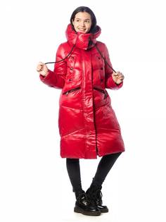Пальто женское EVACANA 4067 красное 48 RU
