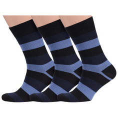Комплект носков мужских MoscowSocksClub msk3-М02 синих 29
