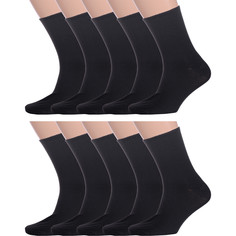 Комплект носков мужских Альтаир 10-М85 черных 29 10 пар Altair