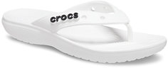 Вьетнамки унисекс Crocs Classic Flip белые M10 US; W12 US