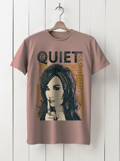 Футболка унисекс HYPNOTICA Quiet - 934 розовая 2XL