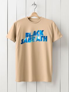 Футболка унисекс HYPNOTICA Музыка Black Sabbath - 1208 бежевая L