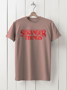 Футболка унисекс HYPNOTICA Сериалы Очень старнные дела - 55 розовая 3XS