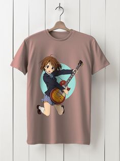 Футболка унисекс HYPNOTICA Аниме k-on - 993 розовая 2XS