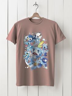 Футболка унисекс HYPNOTICA Аниме Pokemon - 967 розовая 2XL