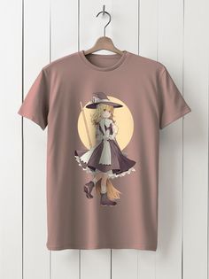 Футболка унисекс HYPNOTICA Игра Touhou - 884 розовая 2XS