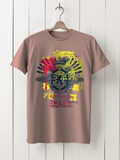 Футболка унисекс HYPNOTICA Ваше высочество - 936 розовая 2XS