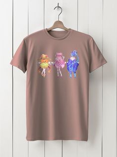 Футболка унисекс HYPNOTICA Аниме Delicious Party Pretty Cureti - 904 розовая 3XL