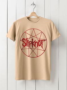 Футболка унисекс HYPNOTICA Музыка Slipknot - 1203 бежевая M