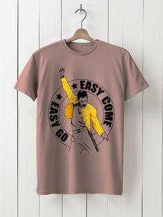 Футболка унисекс HYPNOTICA Музыка Queen - 36 розовая 2XS