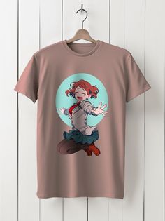 Футболка унисекс HYPNOTICA Аниме My Hero Academia - 920 розовая 2XS