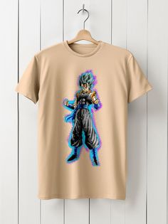Футболка унисекс HYPNOTICA Аниме Драгонболл - 1110 бежевая 2XL