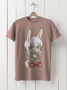 Футболка унисекс HYPNOTICA Аниме Made in Abyss - 997 розовая 2XS