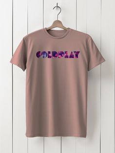 Футболка унисекс HYPNOTICA Музыка Coldplay - 1197 розовая 3XL