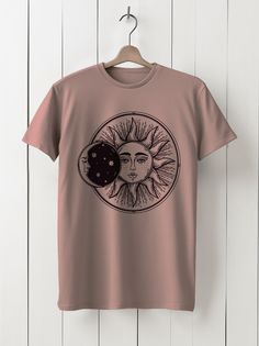 Футболка унисекс HYPNOTICA Солнце - 938 розовая S