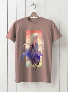 Футболка унисекс HYPNOTICA Игра Genshin Impact - 890 розовая 3XL