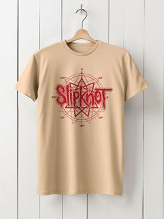 Футболка унисекс HYPNOTICA Музыка Slipknot - 1205 бежевая L