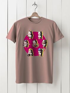 Футболка унисекс HYPNOTICA Аниме данганромпа - 1086 розовая 2XL