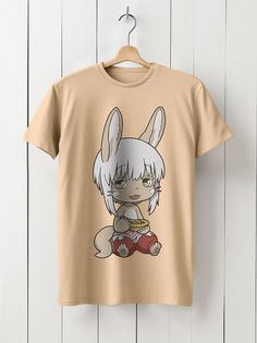 Футболка унисекс HYPNOTICA Аниме Made in Abyss - 997 бежевая M