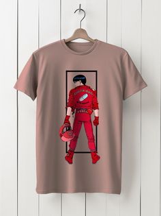 Футболка унисекс HYPNOTICA Аниме Акира - 1009 розовая 2XL