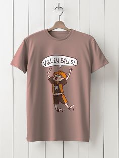 Футболка унисекс HYPNOTICA Аниме Волейбол - 1055 розовая 3XS