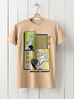 Футболка унисекс HYPNOTICA Аниме My Hero Academia - 925 бежевая 2XL