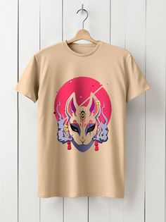 Футболка унисекс HYPNOTICA Demon - 1220 бежевая L