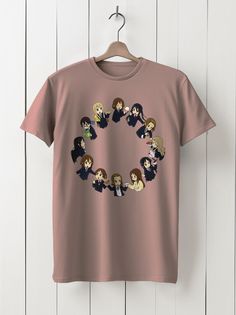 Футболка унисекс HYPNOTICA Аниме k-on - 995 розовая 2XS