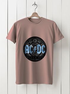 Футболка унисекс HYPNOTICA Музыка AC DC - 274 розовая 3XS