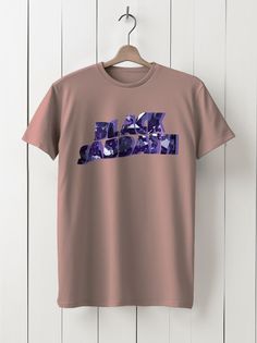 Футболка унисекс HYPNOTICA Музыка Black Sabbath - 1207 розовая 2XL