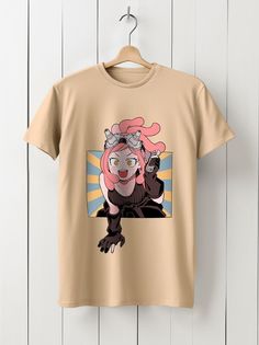 Футболка унисекс HYPNOTICA Аниме My Hero Academia - 917 бежевая 2XL