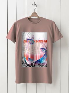 Футболка унисекс HYPNOTICA аниме ахегао девушка тян - 40166 розовая 2XS