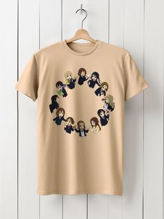 Футболка унисекс HYPNOTICA Аниме k-on - 995 бежевая 2XL