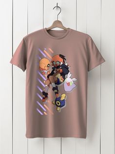 Футболка унисекс HYPNOTICA Аниме Pokemon - 1140 розовая 3XL