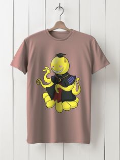 Футболка унисекс HYPNOTICA Аниме Класс убийц - 1131 розовая 2XS