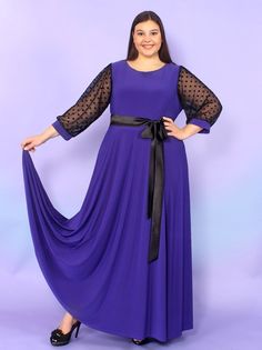 Платье женское Magesty П-Арабелла фиолетовое 60-62 RU