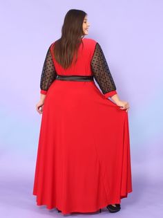Платье женское Magesty П-Арабелла красное 68-70 RU